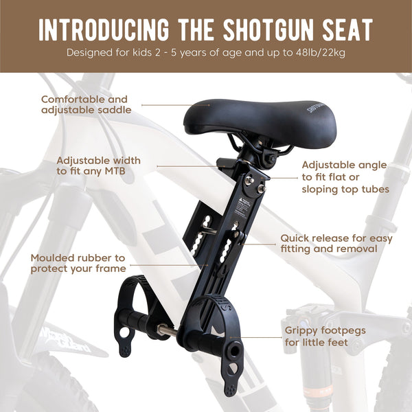 Shotgun child bike seat review on sale