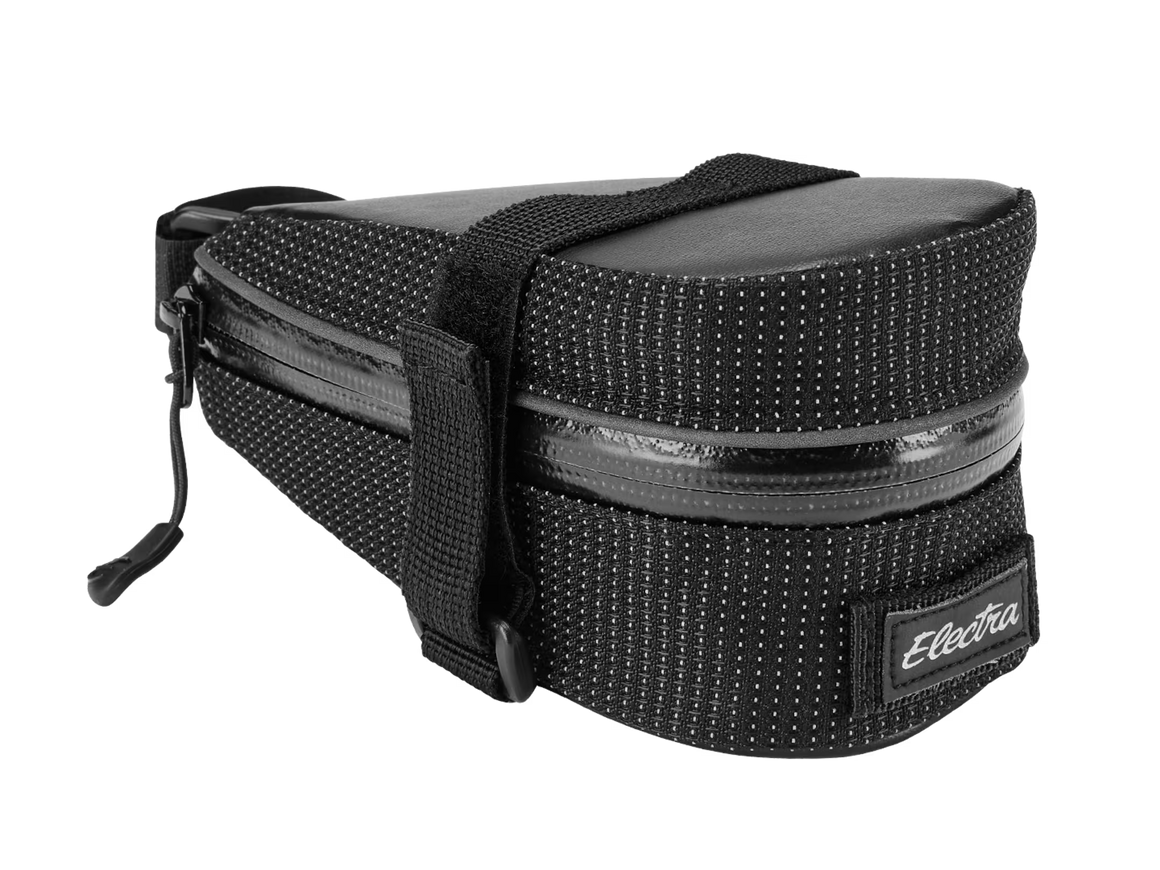 Reflective Charcoal Saddle Bag