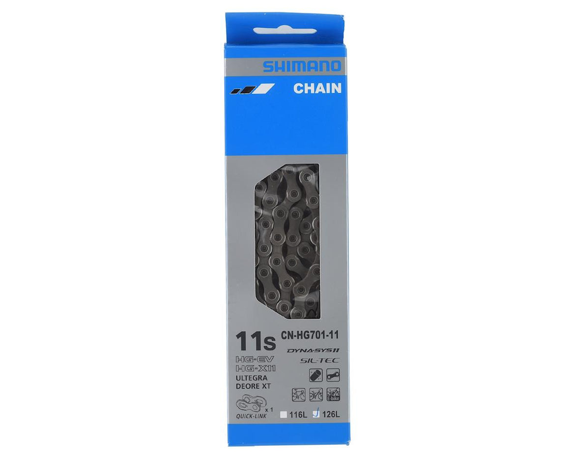 CN-HG701 Ultegra/Deore XT Chain - 11-Speed - 126 Links w/Quick-Link