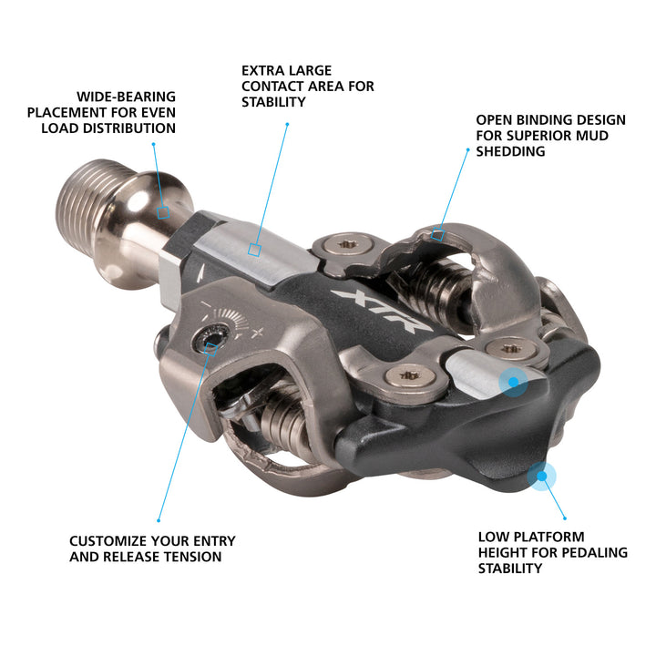 shimano xtr pd m9120 pedale PD-M9120, XTR, SPD PEDAL, W/CLEAT