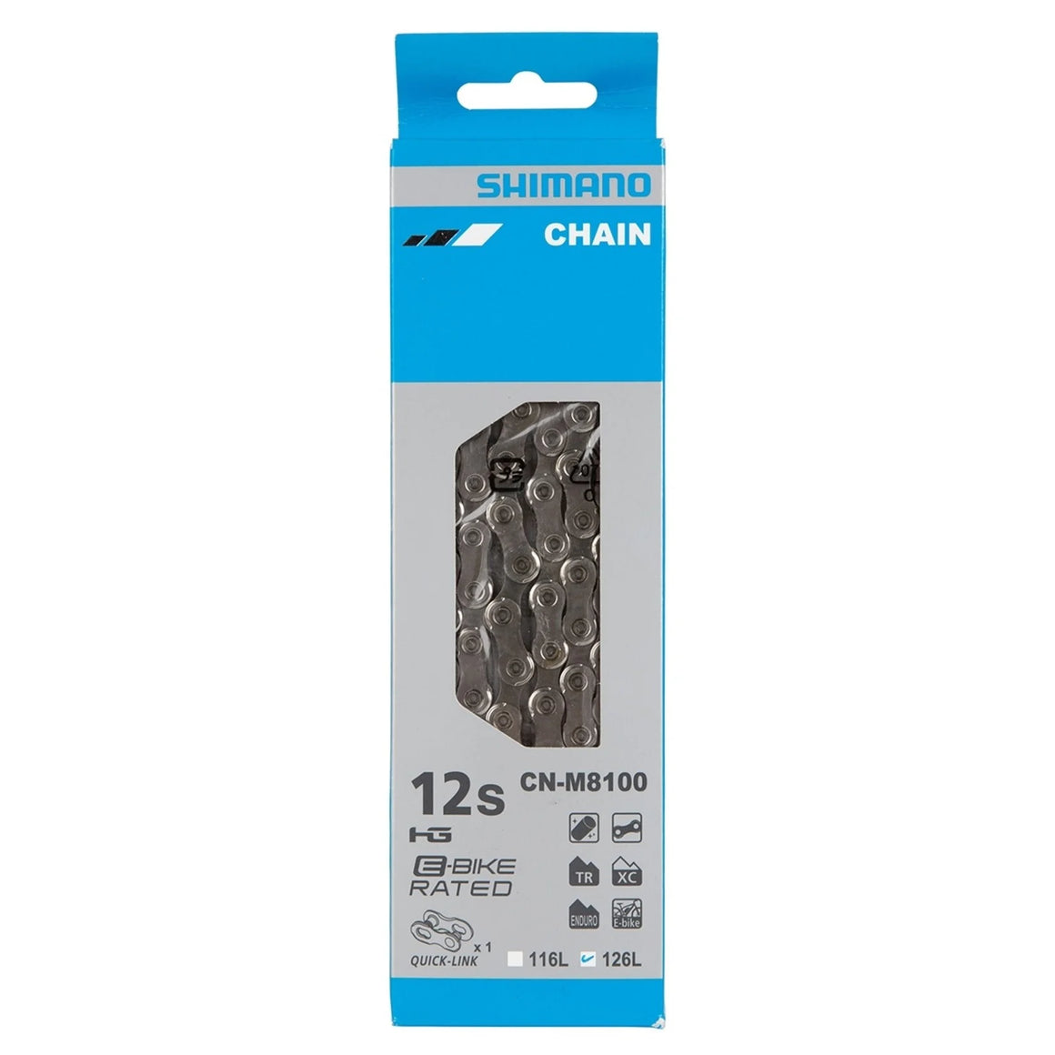 CN-M7100 SLX Chain w/ Quick-Link - 12-Speed - 126 links