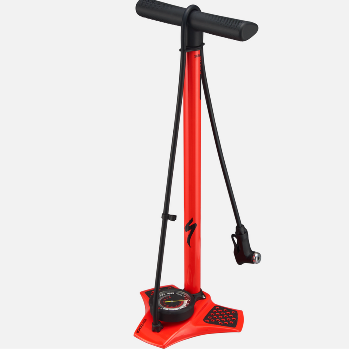 Air Tool Comp V2 Floor Pump - Red