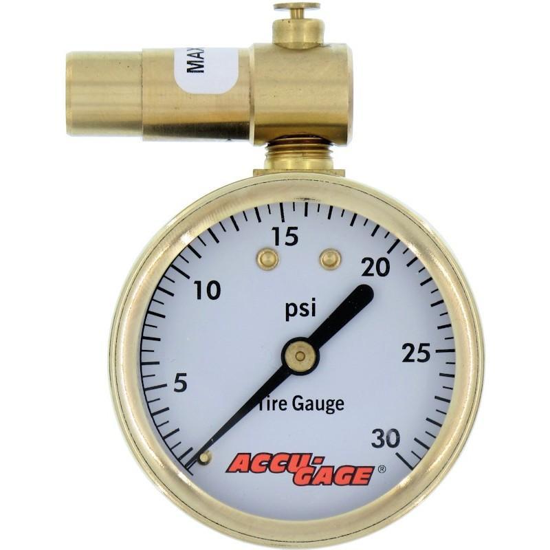 Low Pressure Fat Tire Pressure Gauge Accu-Gage Professional Low